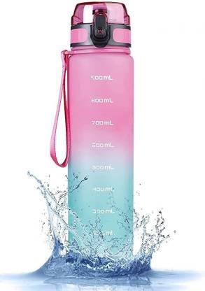 Sport Print Water Bottle Gym Water Bottle For Outdoor, School, Office, Jogging 1000 ml Sipper